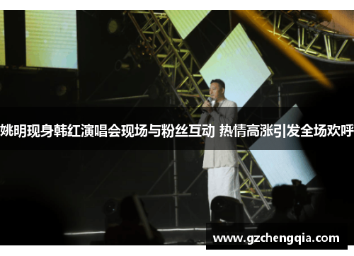 姚明现身韩红演唱会现场与粉丝互动 热情高涨引发全场欢呼